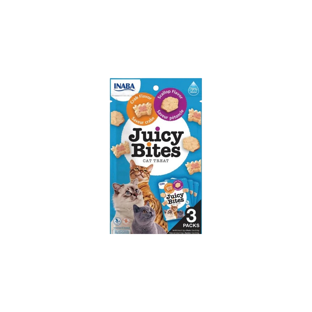 Churu Cat Juicy Bites Vieira y Cangrejo