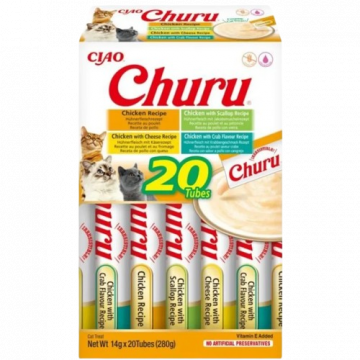 Churu Cat Variedades de Pollo 20 uds