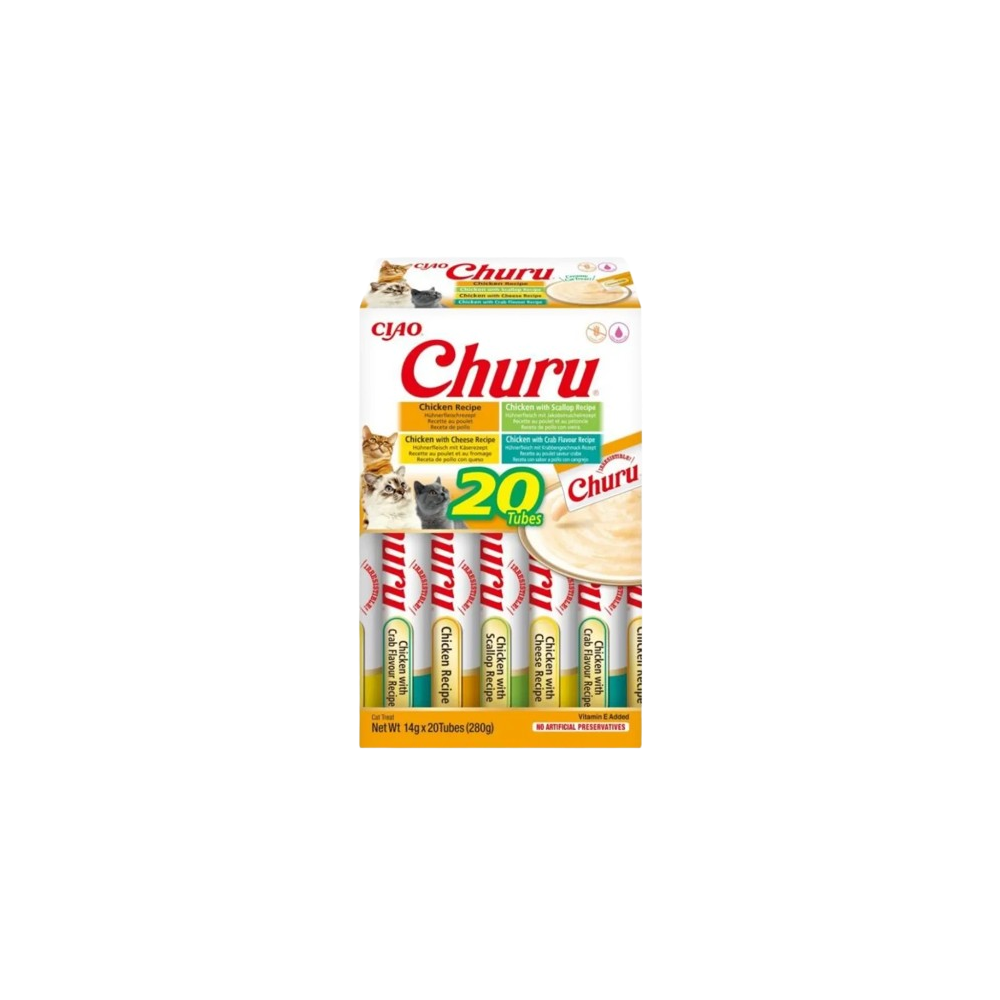 Churu Cat Variedades de Pollo 20 uds