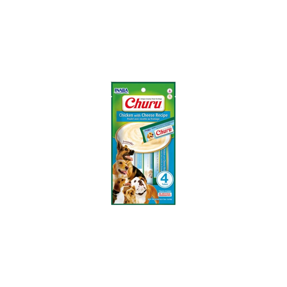 Churu Dog Receta de Pollo con Queso 4 x 14 gr