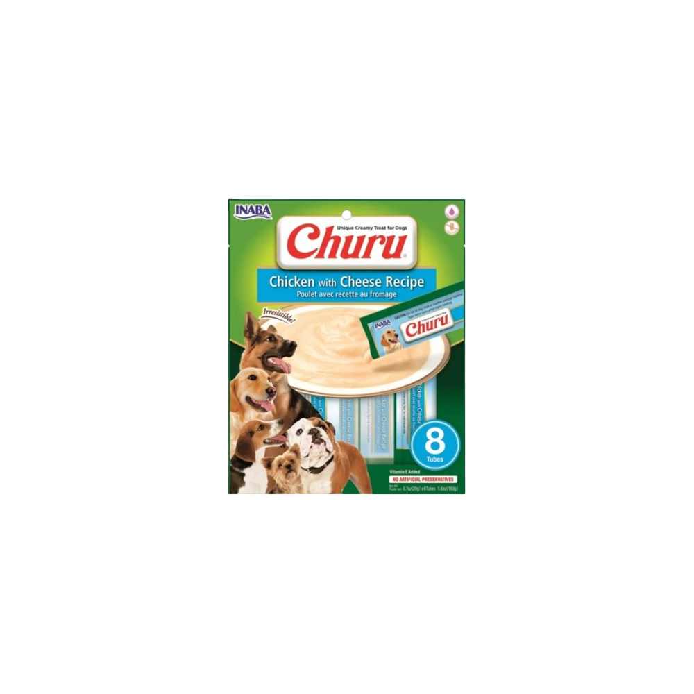 Churu Dog Receta de Pollo con Queso 8 x 20 gr