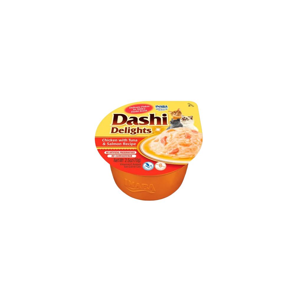 Churu Cat Dashi Pollo con atún y salmón 70 gr