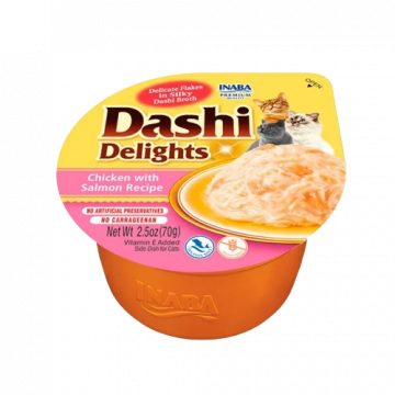 Churu Cat Dashi Pollo y salmón