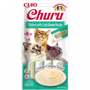 Churu Cat Receta de Pollo con Cangrejo