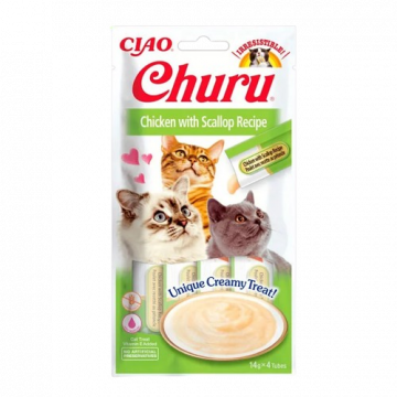 Churu Cat Receta de Pollo con Vieira