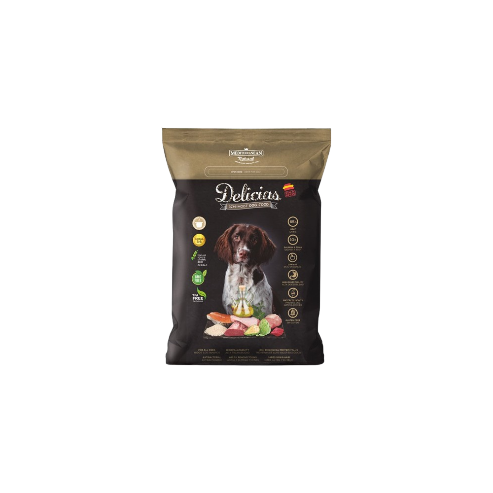 Mediterranean Natural Delicias Semi-húmedas para perros adultos