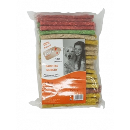 Barritas de Colores Munchy 100 unidades para Perros