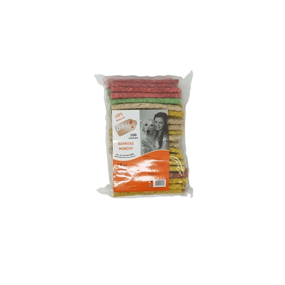 Barritas de Colores Munchy 100 unidades para Perros