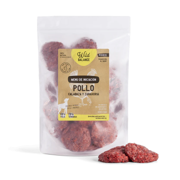 Dieta Barf Wild Balance MENÚ INCIACIÓN de Pollo 1kg