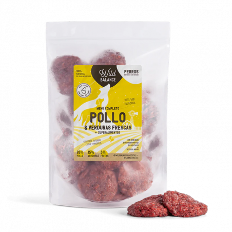 Dieta Barf Wild Balance MENÚ COMPLETO de Pollo