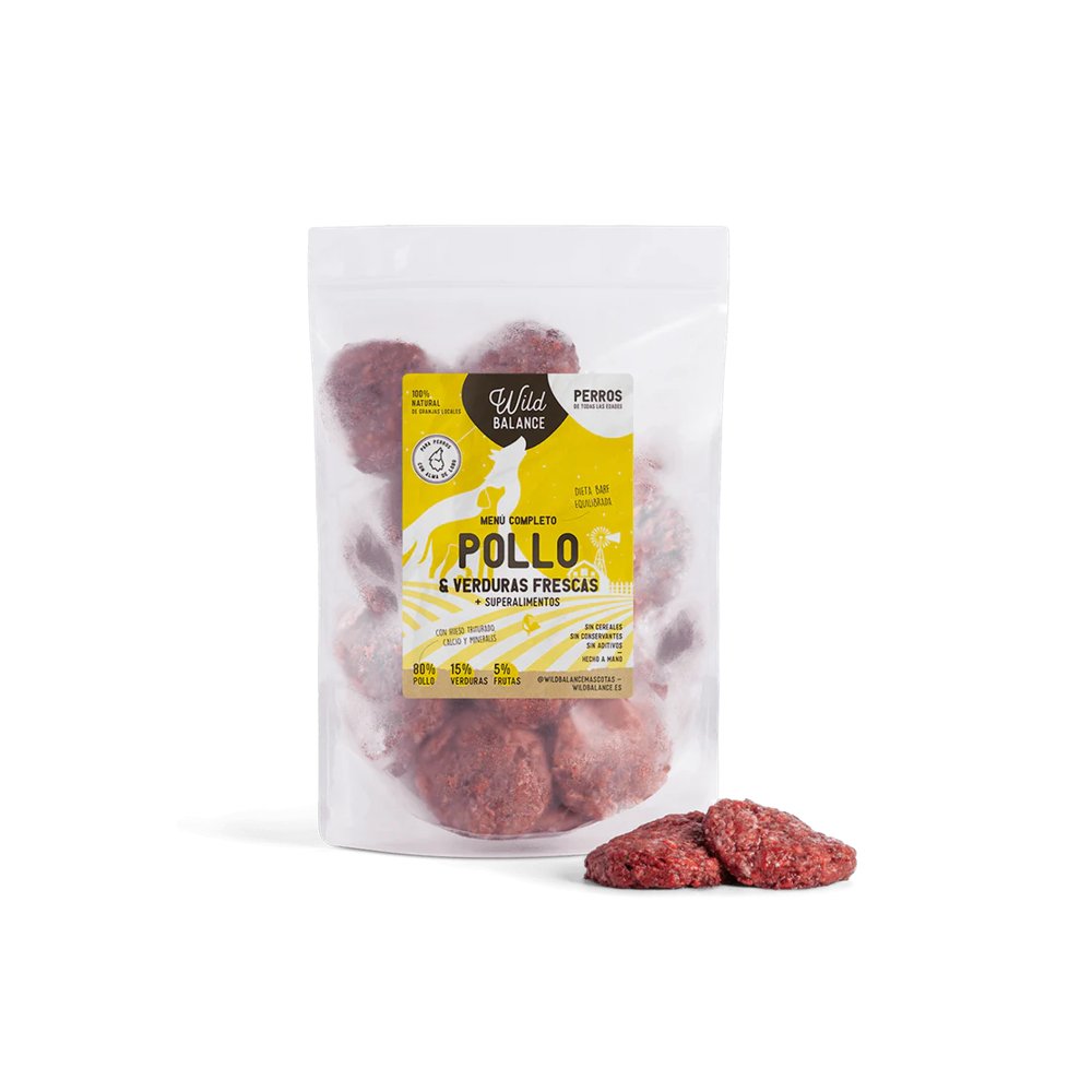 Dieta Barf Wild Balance MENÚ COMPLETO de Pollo
