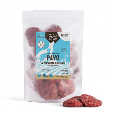 Wild Balance DIETA BARF menú completo de PAVO