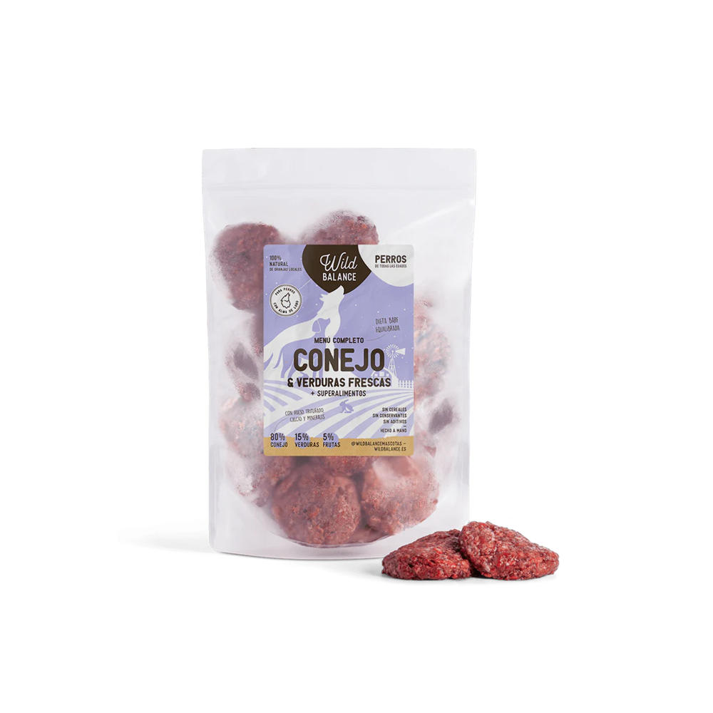 Wild Balance DIETA BARF menú completo de CONEJO