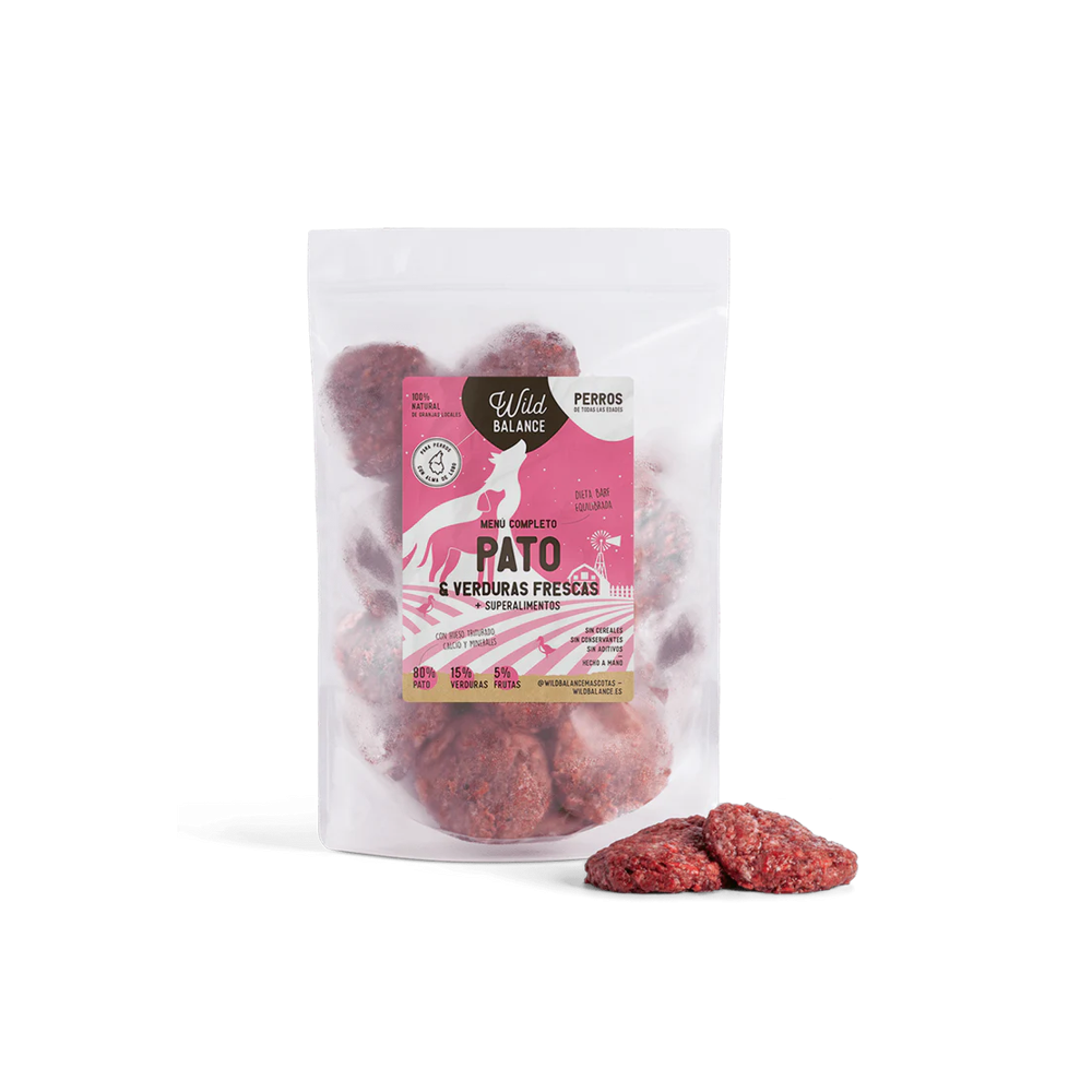 Wild Balance DIETA BARF menú completo de PATO