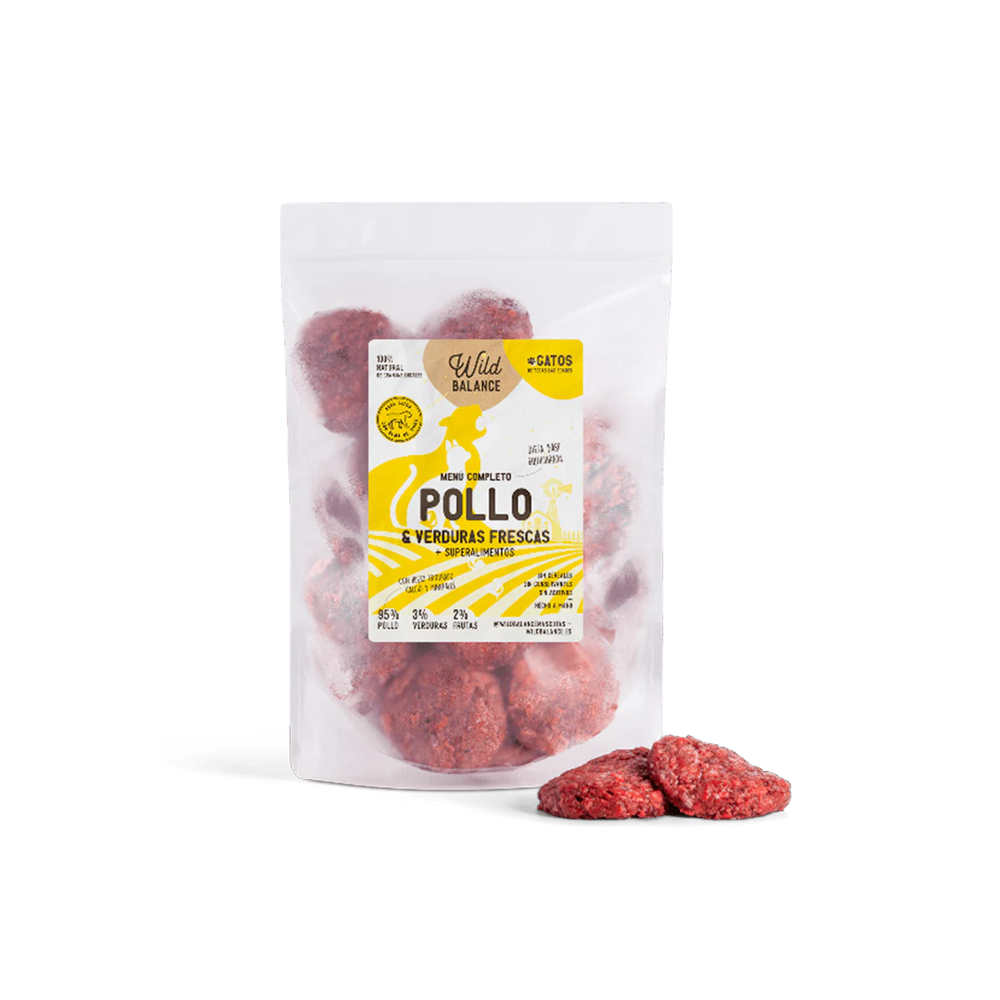 Wild Balance DIETA BARF para GATOS menú completo de POLLO