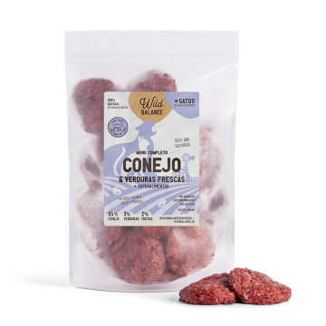 Wild Balance DIETA BARF para GATOS menú completo de CONEJO