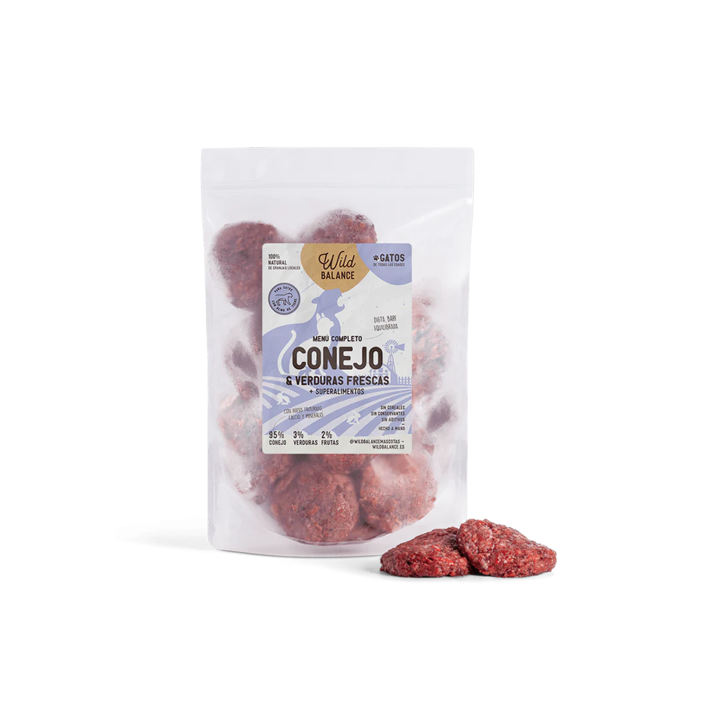 Wild Balance DIETA BARF para GATOS menú completo de CONEJO