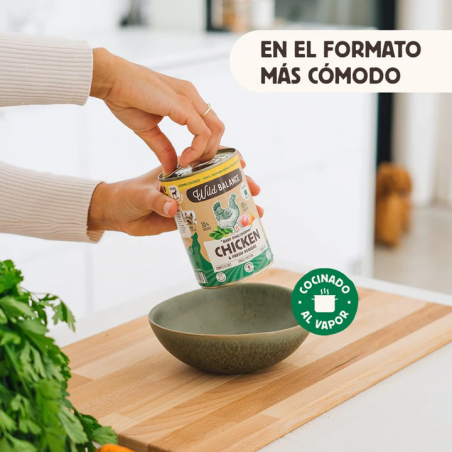 Wild Balance Lata BARF POLLO con Verduras Frescas
