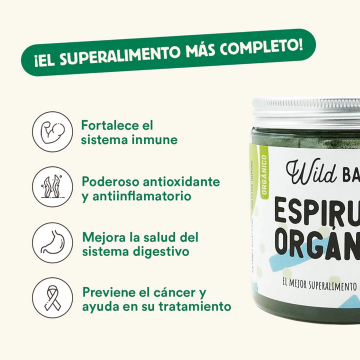 Wild Balance ESPIRULINA ORGÁNICA suplemento para perros y gatos