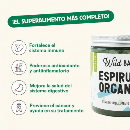 Wild Balance ESPIRULINA ORGÁNICA suplemento para perros y gatos