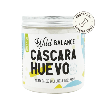 Wild Balance CÁSCARA DE HUEVO ORGÁNICO suplemento para perros y gatos