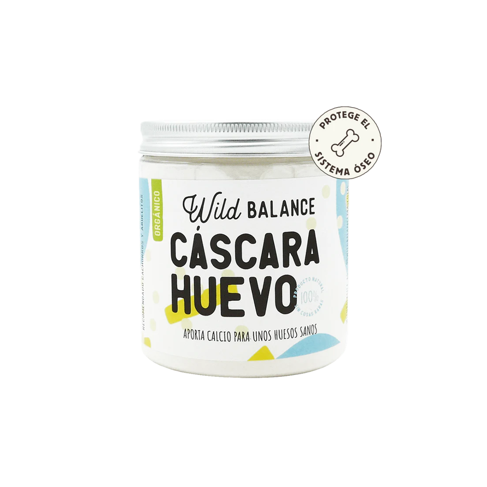 Wild Balance CÁSCARA DE HUEVO ORGÁNICO suplemento para perros y gatos