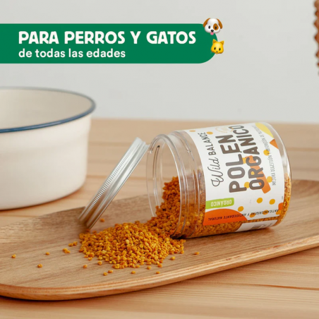 Wild Balance POLEN ORGÁNICO suplemento para perros y gatos