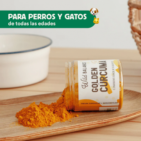Wild Balance GOLDEN CÚRCUMA suplemento para perros y gatos
