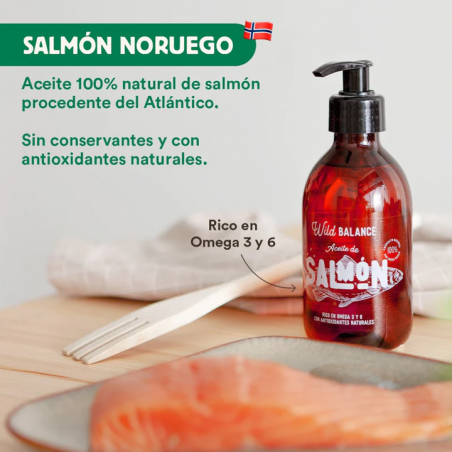 Wild Balance ACEITE SALMÓN NORUEGO para perros y gatos
