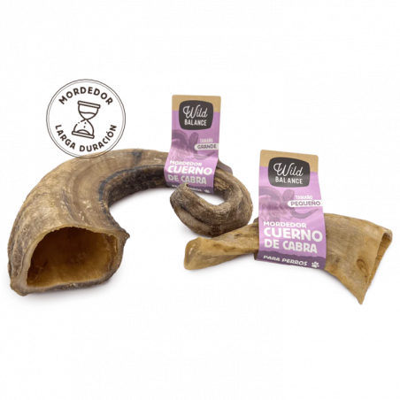 Wild Balance CUERNO DE CABRA Mordedor Natural para perros