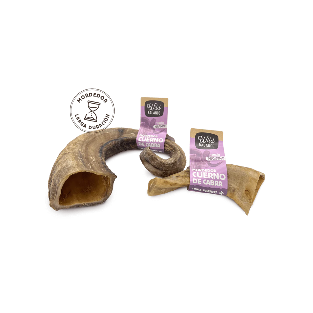Wild Balance CUERNO DE CABRA Mordedor Natural para perros