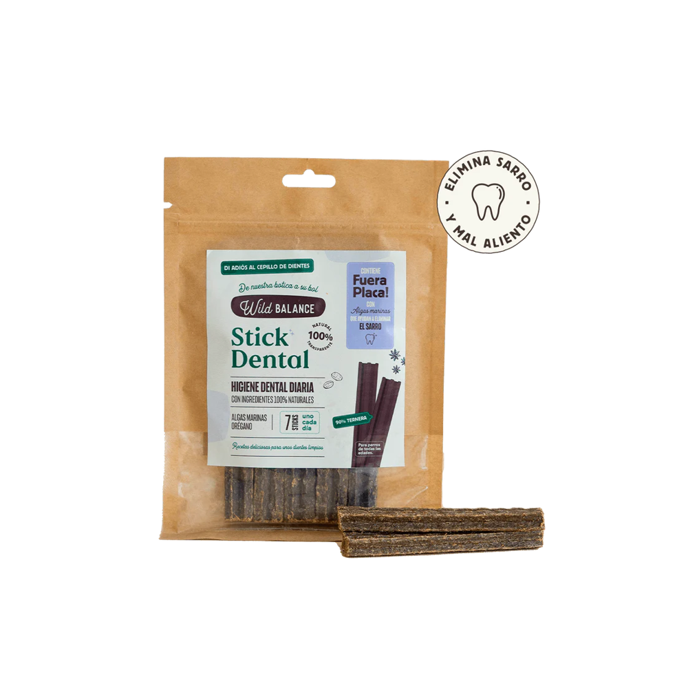Wild Balance STICK DENTAL FUERA PLACA Snack para perros