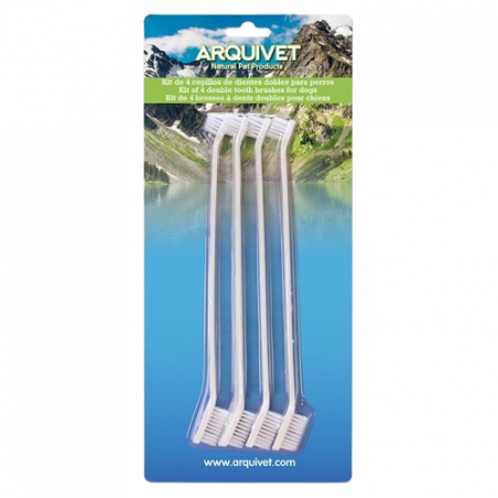 Arquivet Set 4 cepillos dientes dobles