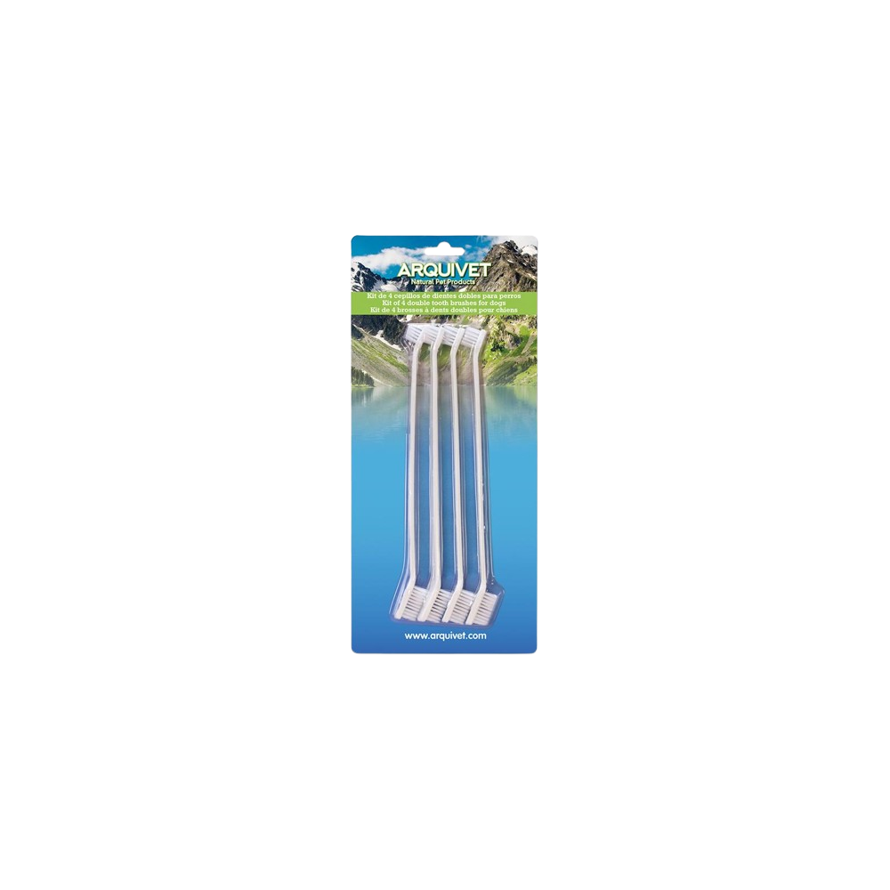 Arquivet Set 4 cepillos dientes dobles