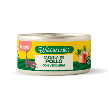 Wild Balance Gato Recetas del Chef Lata Cazuela de Pollo para Gatos