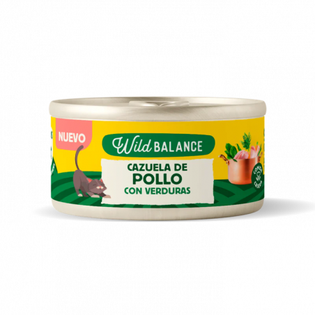 Wild Balance Gato Recetas del Chef Lata Cazuela de Pollo para Gatos