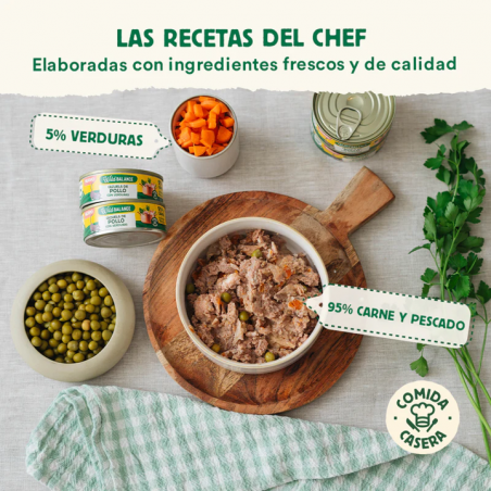 Wild Balance Gato Recetas del Chef Lata Cazuela de Pollo para Gatos