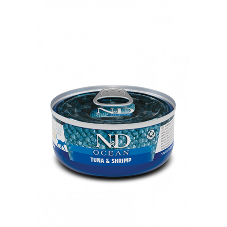Farmina N&D Ocean Cat Adult Lata Atún y Gamba 70gr