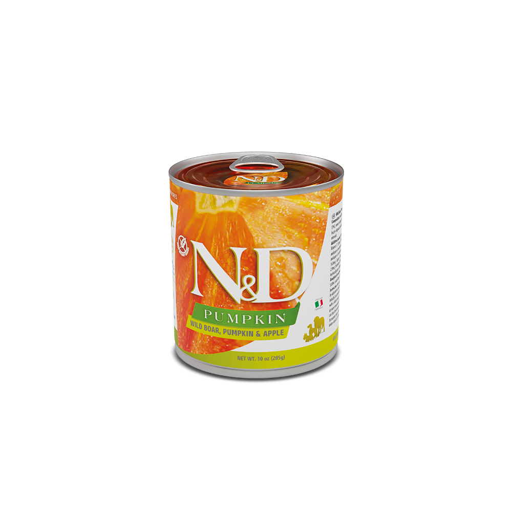 Farmina N&D Pumpkin Dog Lata Jabalí, Calabaza y Manzana 285gr