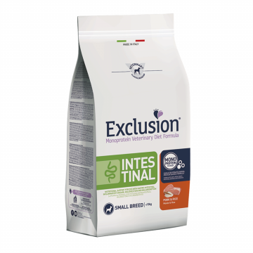 Exclusion Vet Diet Intestinal Adult Medium/Large Breed Pork and Rice