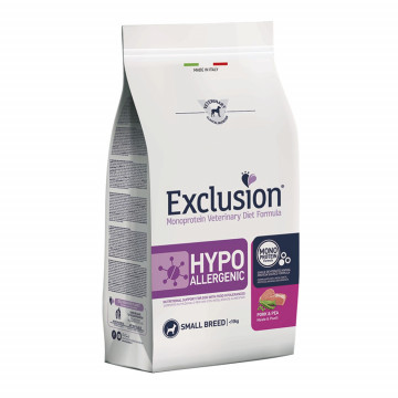 Exclusion Vet Diet Hypoallergenic Adult Small Breed Pork
