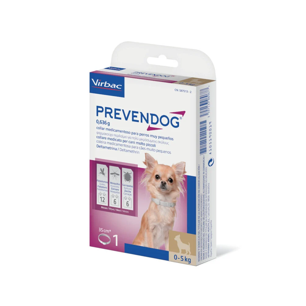 Prevendog Collar Antiparasitario 35 cm - 1 unidad