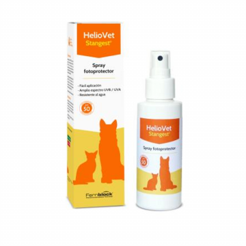 Stangest Heliovet Spray Fotoprotector SPF50+ crema para Perros y Gatos
