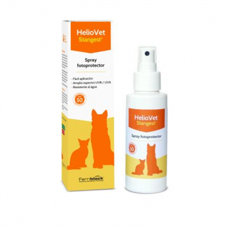 Stangest Heliovet Spray Fotoprotector SPF50+ crema para Perros y Gatos
