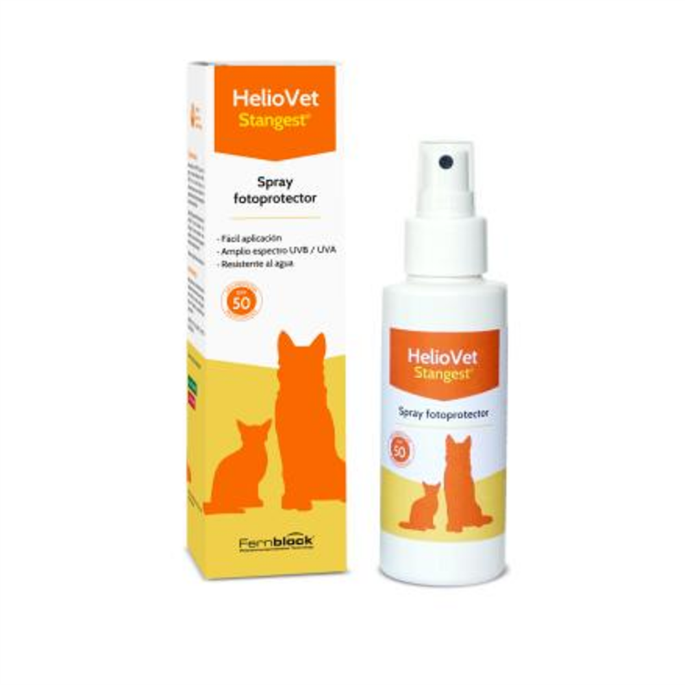Stangest Heliovet Spray Fotoprotector SPF50+ crema para Perros y Gatos