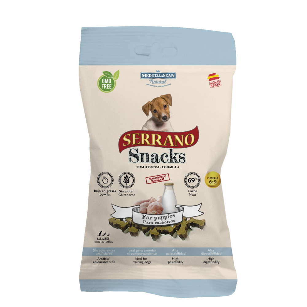 Mediterranean Serrano Snack Cachorros 100 grs