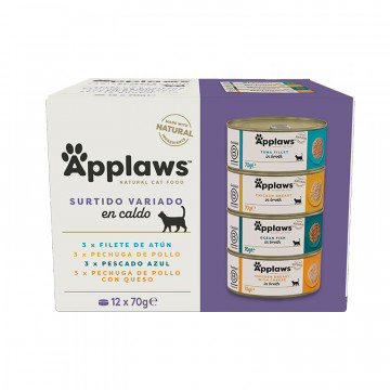 Applaws Gato Adulto Selección Suprema Multipack Latas 12x70gr
