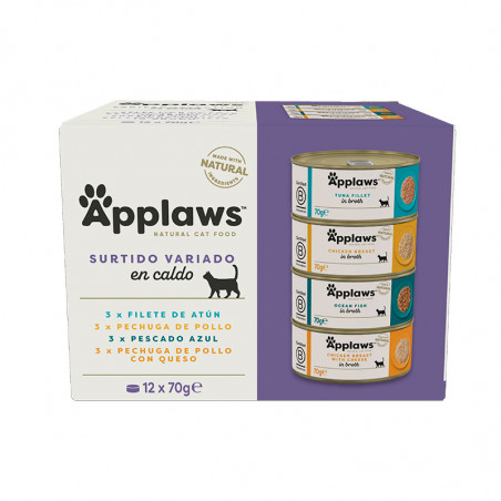 Applaws Gato Adulto Selección Suprema Multipack Latas 12x70gr