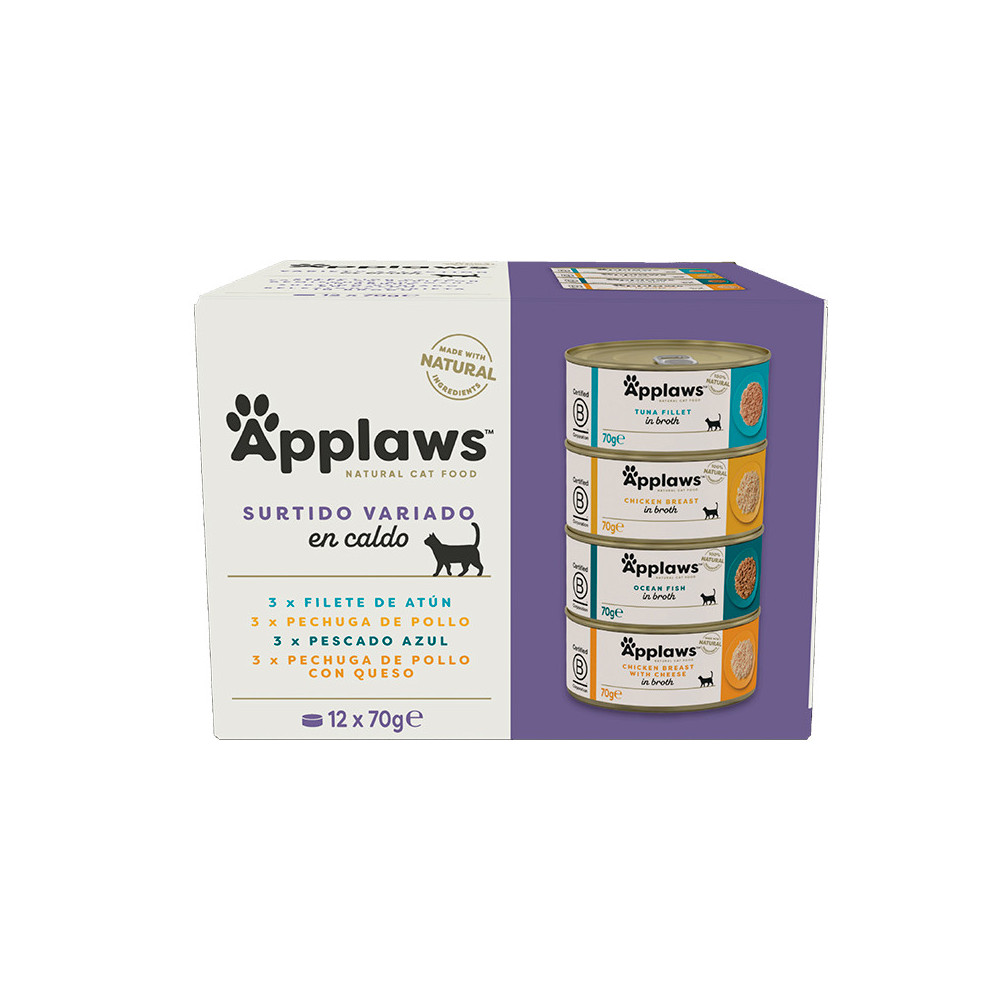 Applaws Gato Adulto Selección Suprema Multipack Latas 12x70gr