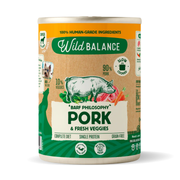 Wild Balance Lata BARF CERDO con Verduras Frescas